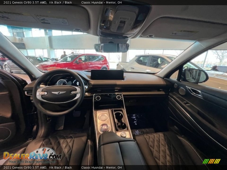 Dashboard of 2021 Genesis GV80 3.5T AWD Photo #8
