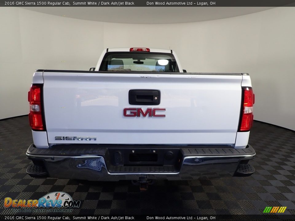 2016 GMC Sierra 1500 Regular Cab Summit White / Dark Ash/Jet Black Photo #7