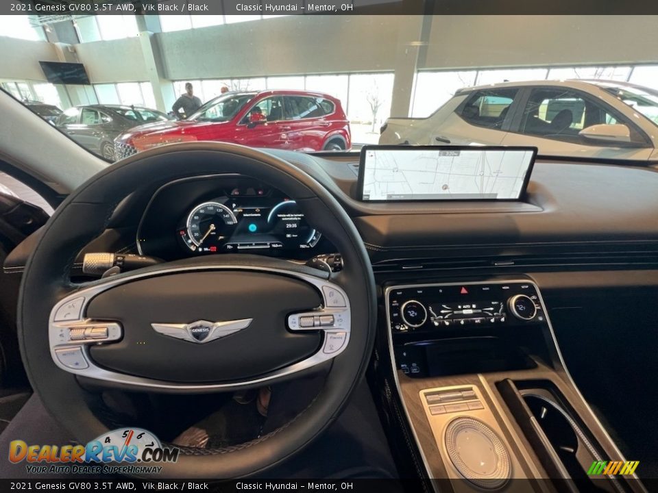 Dashboard of 2021 Genesis GV80 3.5T AWD Photo #9