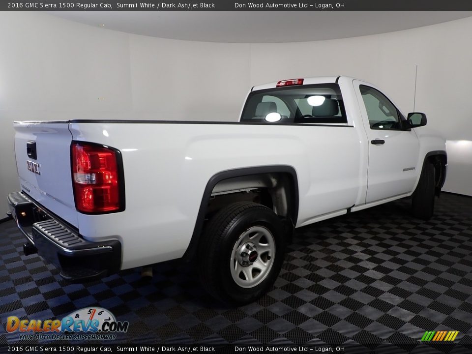 2016 GMC Sierra 1500 Regular Cab Summit White / Dark Ash/Jet Black Photo #8