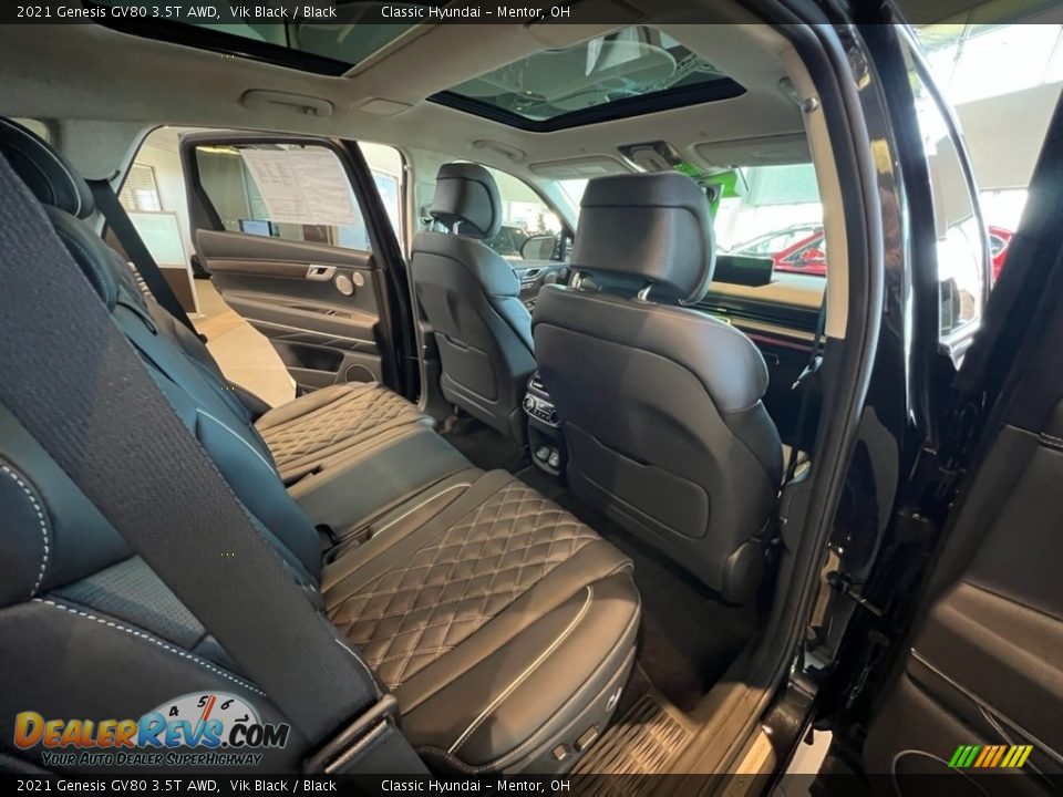 Rear Seat of 2021 Genesis GV80 3.5T AWD Photo #14