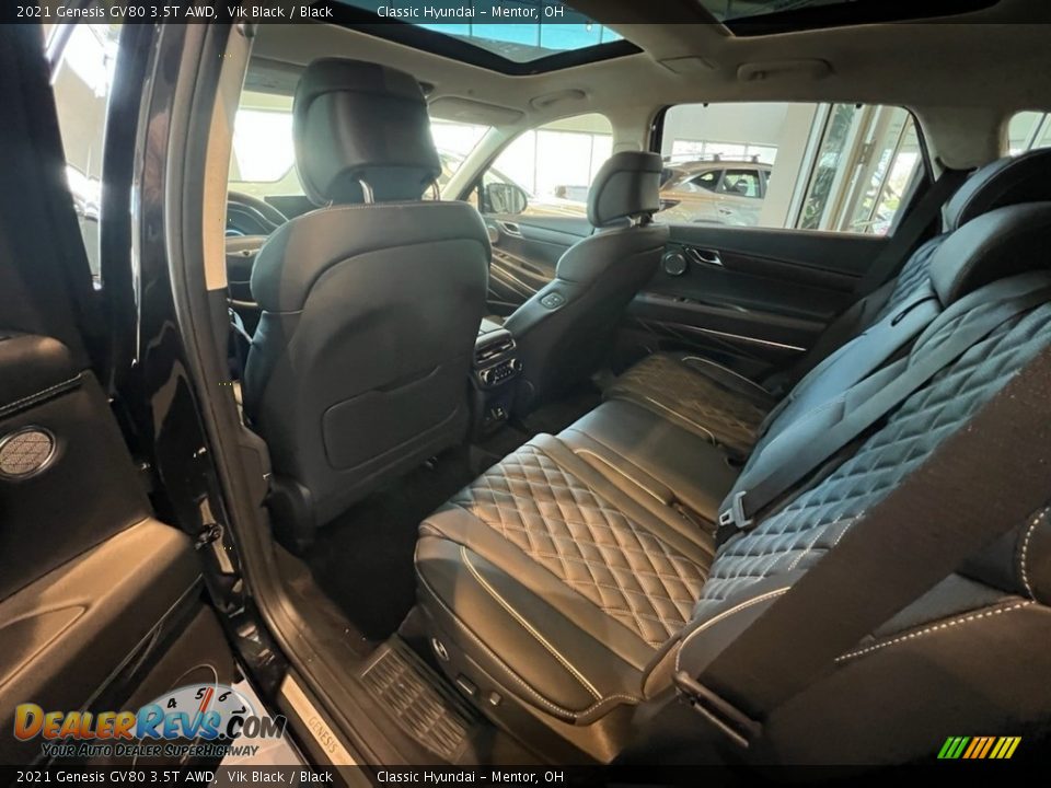 Rear Seat of 2021 Genesis GV80 3.5T AWD Photo #15
