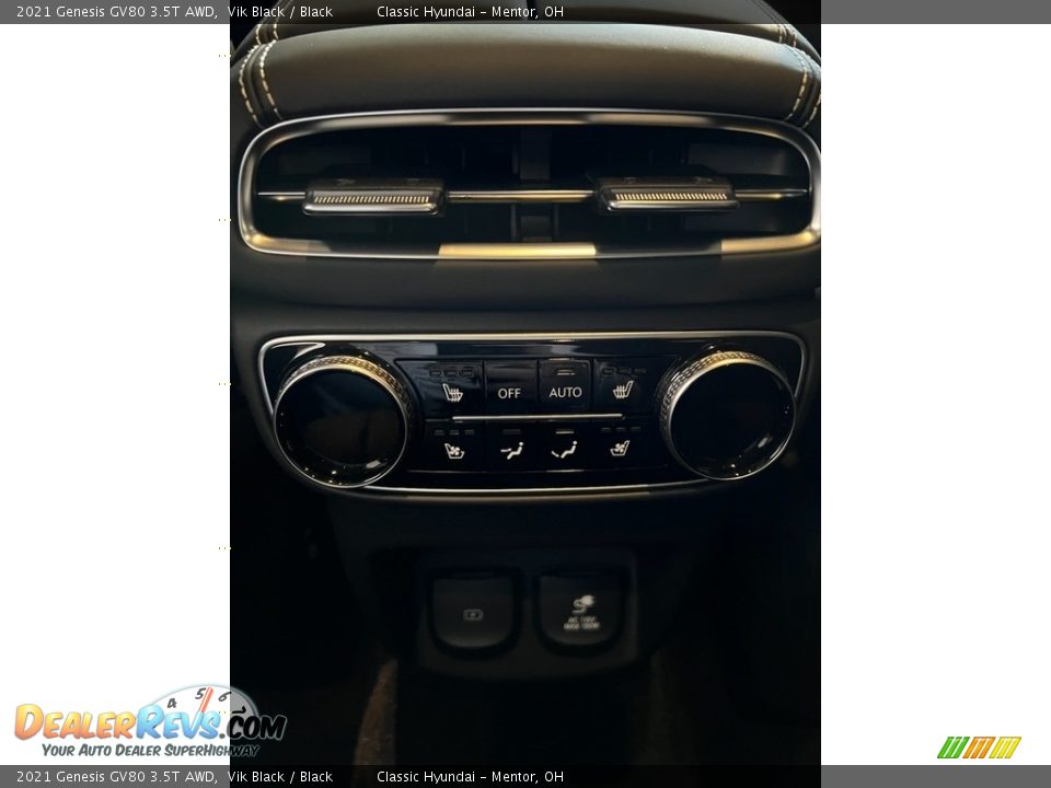 2021 Genesis GV80 3.5T AWD Vik Black / Black Photo #16