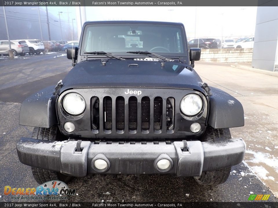 2017 Jeep Wrangler Sport 4x4 Black / Black Photo #7