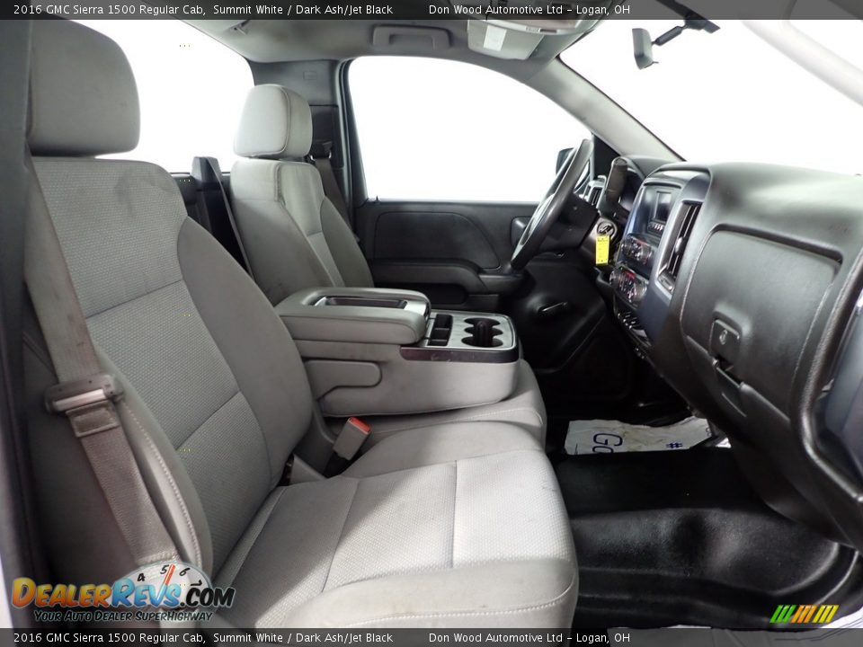 2016 GMC Sierra 1500 Regular Cab Summit White / Dark Ash/Jet Black Photo #20