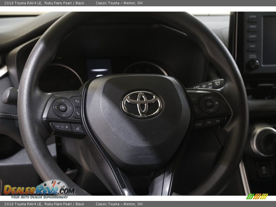 2019 Toyota RAV4 LE Ruby Flare Pearl / Black Photo #7