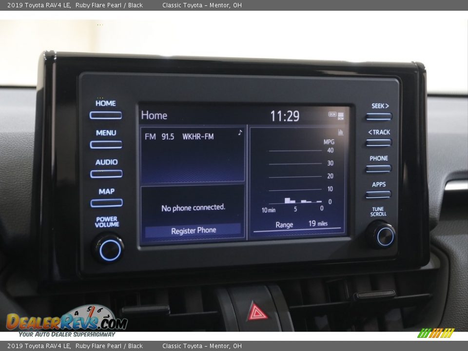 2019 Toyota RAV4 LE Ruby Flare Pearl / Black Photo #10