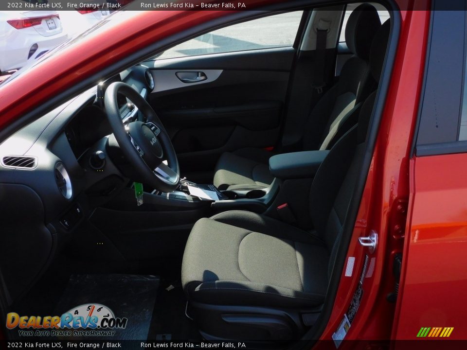 2022 Kia Forte LXS Fire Orange / Black Photo #11
