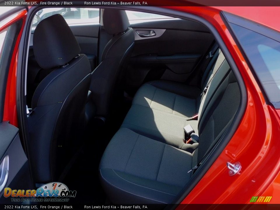 2022 Kia Forte LXS Fire Orange / Black Photo #12