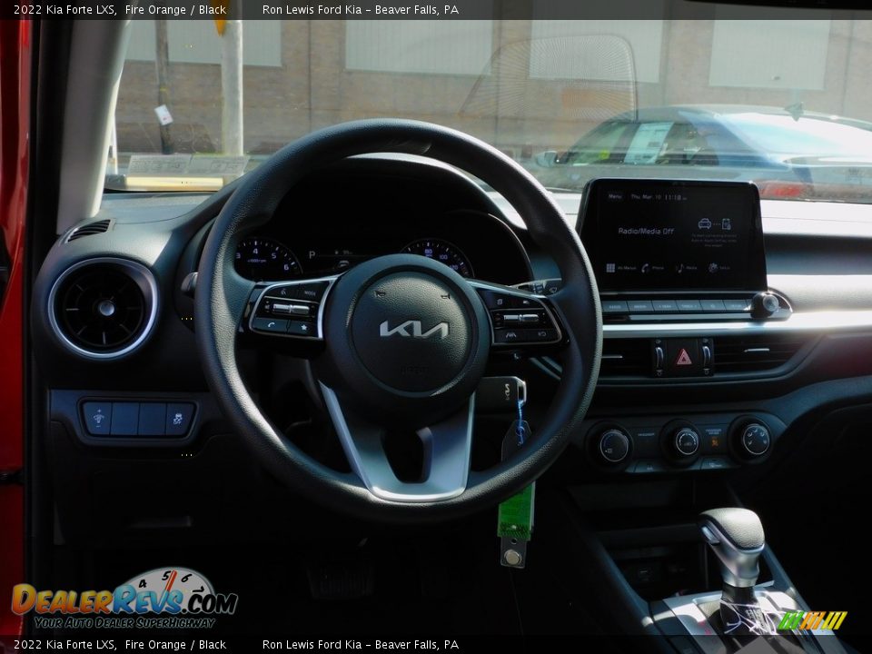 2022 Kia Forte LXS Fire Orange / Black Photo #13