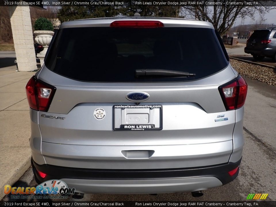 2019 Ford Escape SE 4WD Ingot Silver / Chromite Gray/Charcoal Black Photo #3