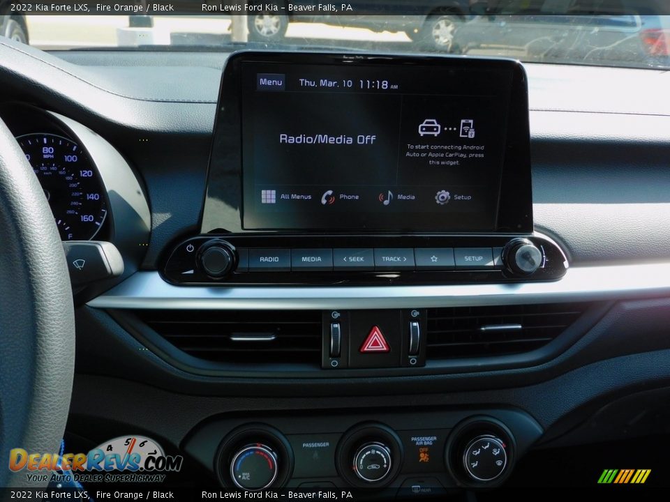 2022 Kia Forte LXS Fire Orange / Black Photo #15