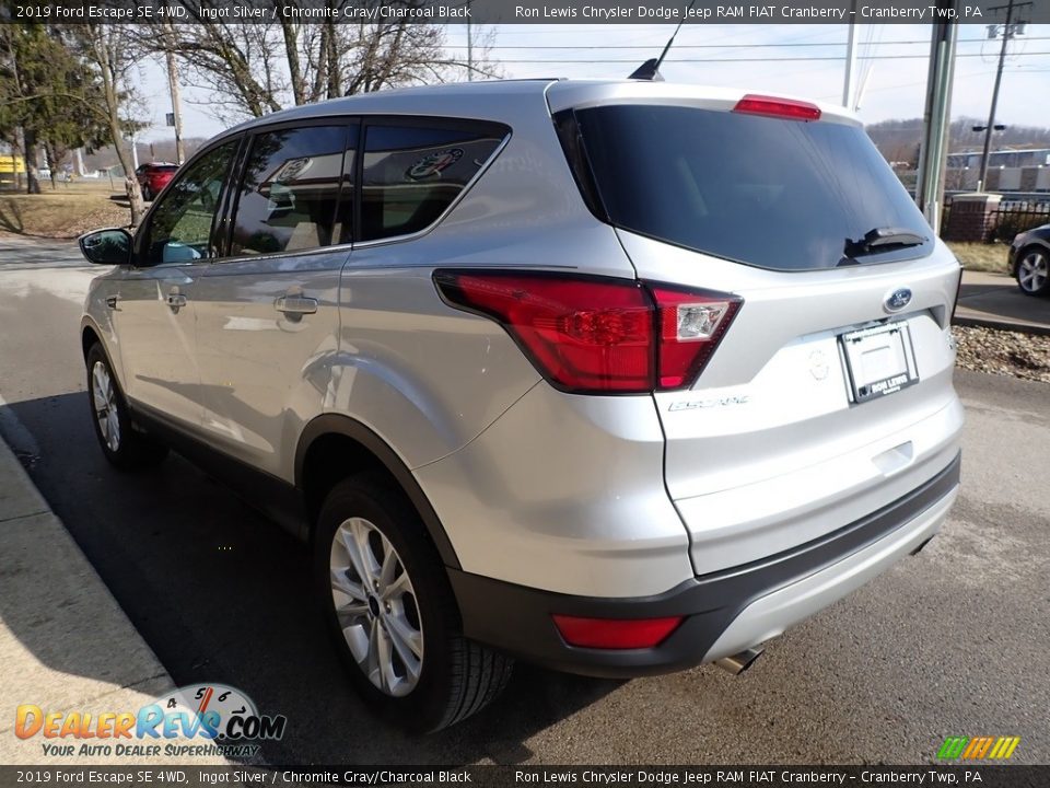 2019 Ford Escape SE 4WD Ingot Silver / Chromite Gray/Charcoal Black Photo #5