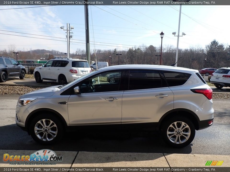 2019 Ford Escape SE 4WD Ingot Silver / Chromite Gray/Charcoal Black Photo #6