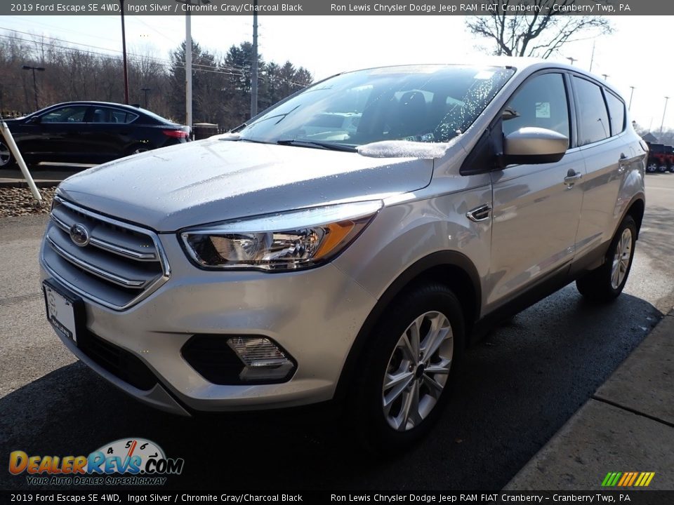 2019 Ford Escape SE 4WD Ingot Silver / Chromite Gray/Charcoal Black Photo #7