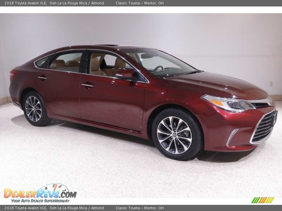 2018 Toyota Avalon XLE Ooh La La Rouge Mica / Almond Photo #1