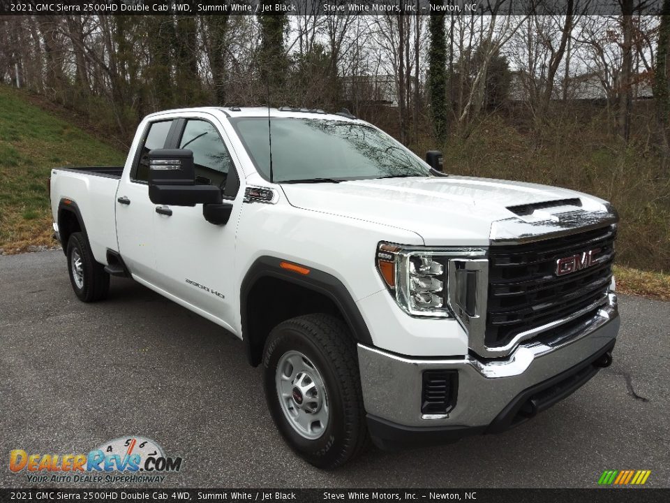 Summit White 2021 GMC Sierra 2500HD Double Cab 4WD Photo #4