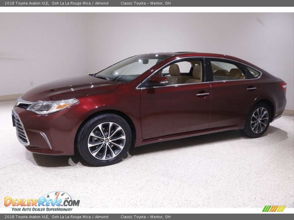 2018 Toyota Avalon XLE Ooh La La Rouge Mica / Almond Photo #3