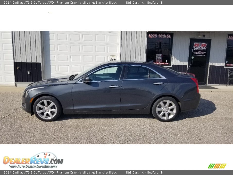 2014 Cadillac ATS 2.0L Turbo AWD Phantom Gray Metallic / Jet Black/Jet Black Photo #1