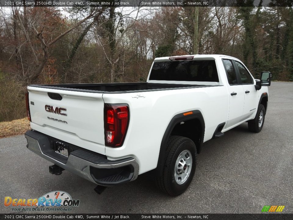 2021 GMC Sierra 2500HD Double Cab 4WD Summit White / Jet Black Photo #6