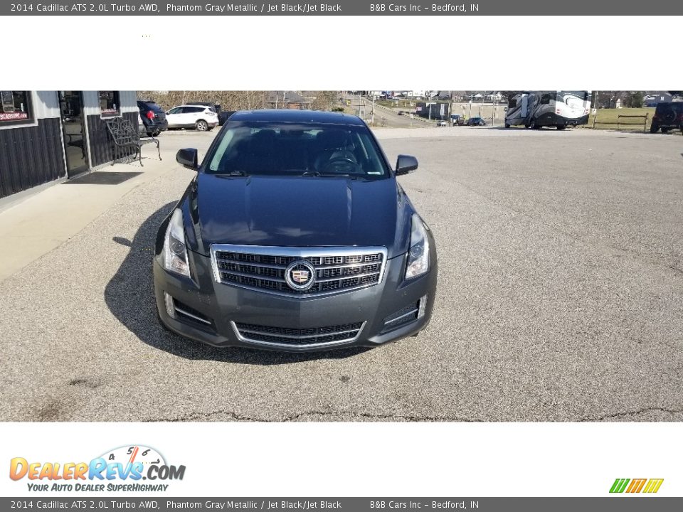 2014 Cadillac ATS 2.0L Turbo AWD Phantom Gray Metallic / Jet Black/Jet Black Photo #3