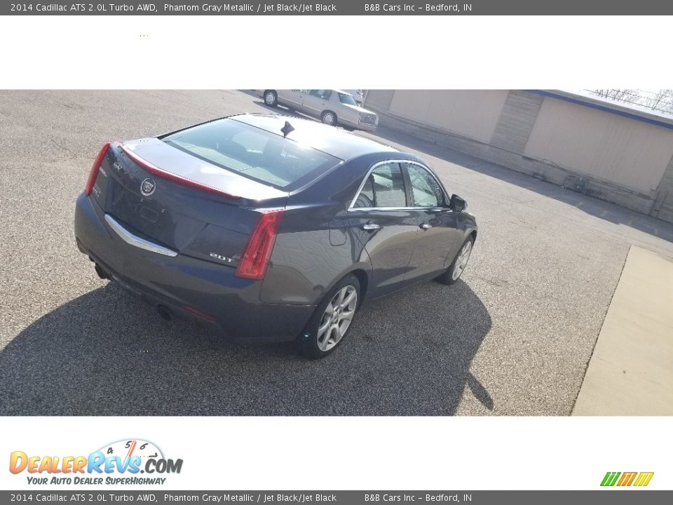 2014 Cadillac ATS 2.0L Turbo AWD Phantom Gray Metallic / Jet Black/Jet Black Photo #5