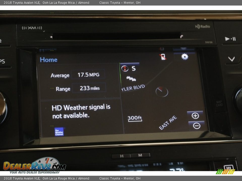 2018 Toyota Avalon XLE Ooh La La Rouge Mica / Almond Photo #10