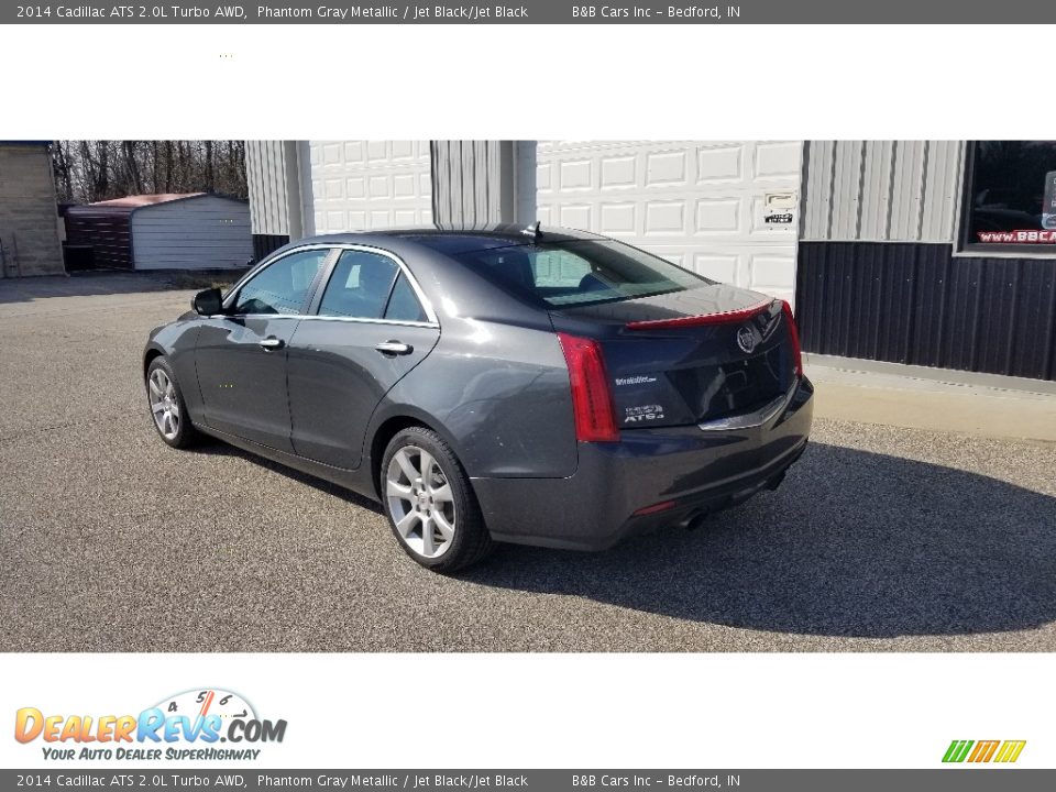 2014 Cadillac ATS 2.0L Turbo AWD Phantom Gray Metallic / Jet Black/Jet Black Photo #6