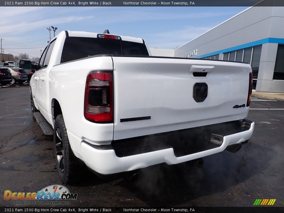 2021 Ram 1500 Big Horn Crew Cab 4x4 Bright White / Black Photo #5