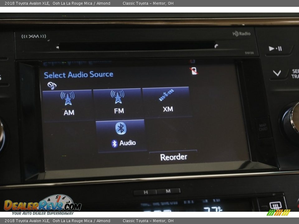 2018 Toyota Avalon XLE Ooh La La Rouge Mica / Almond Photo #13