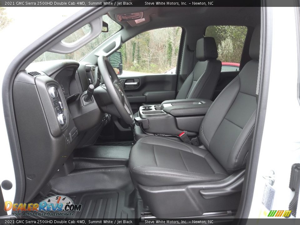 Jet Black Interior - 2021 GMC Sierra 2500HD Double Cab 4WD Photo #11