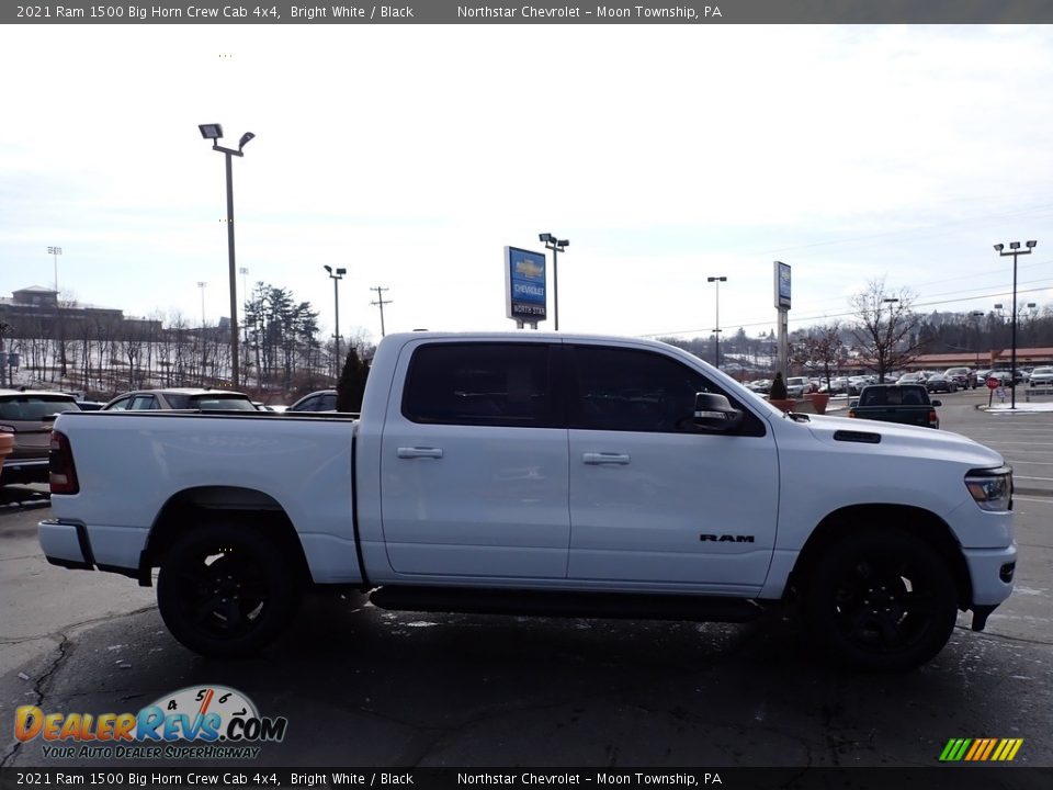 2021 Ram 1500 Big Horn Crew Cab 4x4 Bright White / Black Photo #9