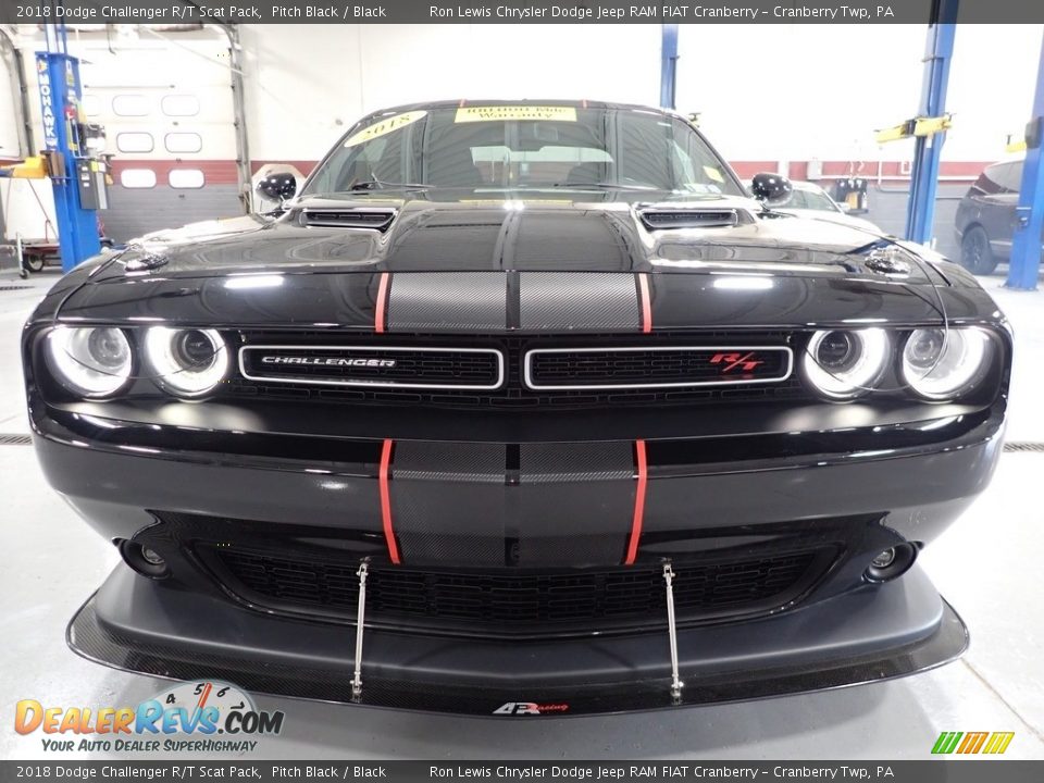 2018 Dodge Challenger R/T Scat Pack Pitch Black / Black Photo #3