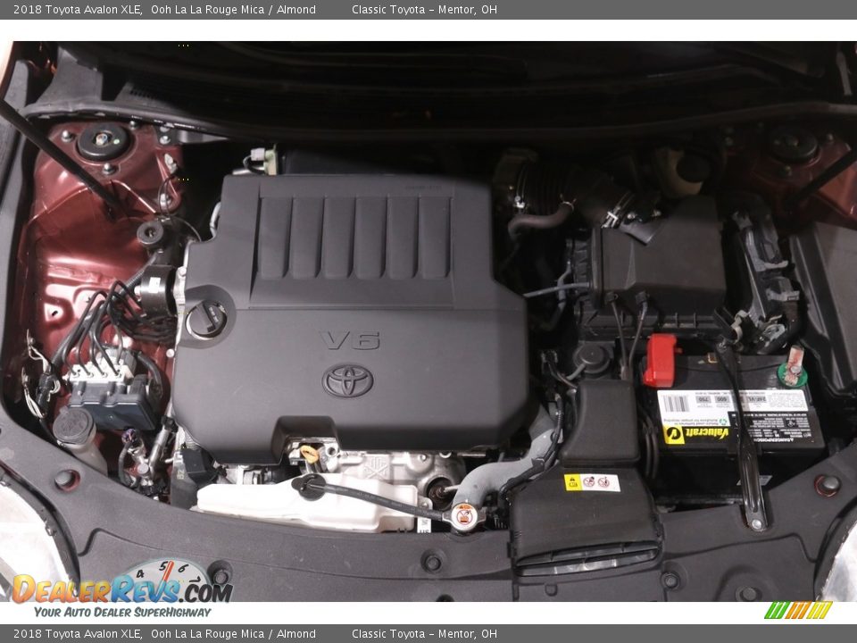 2018 Toyota Avalon XLE Ooh La La Rouge Mica / Almond Photo #21