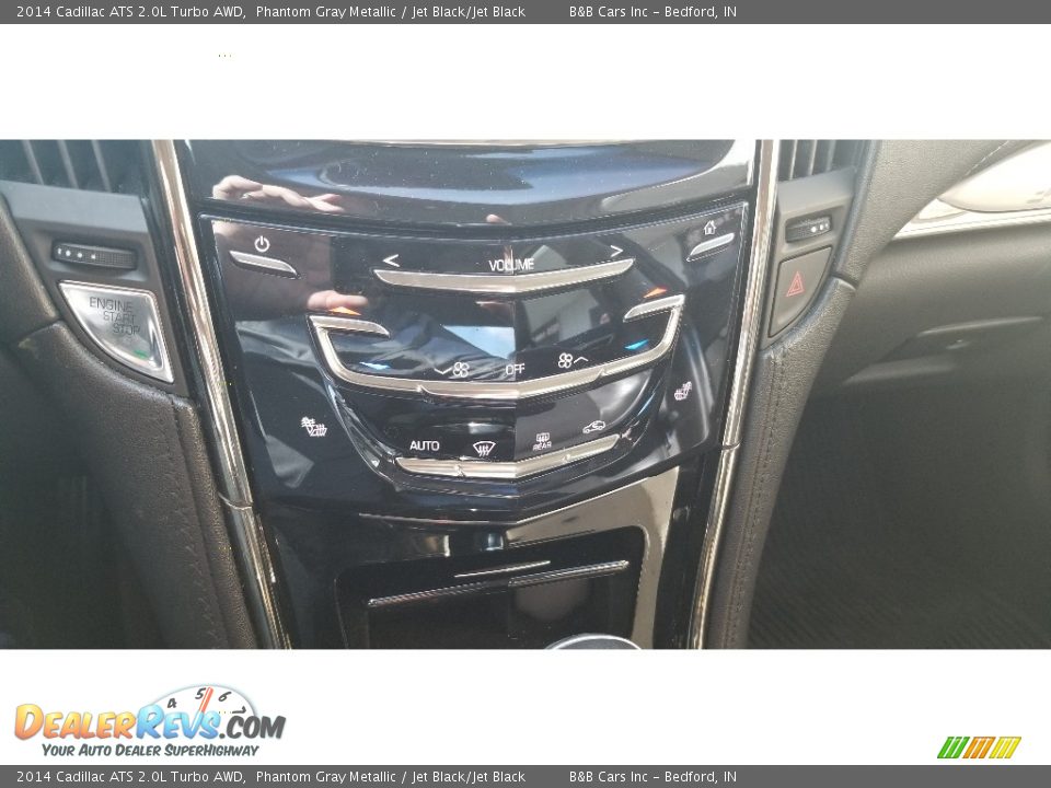 2014 Cadillac ATS 2.0L Turbo AWD Phantom Gray Metallic / Jet Black/Jet Black Photo #15