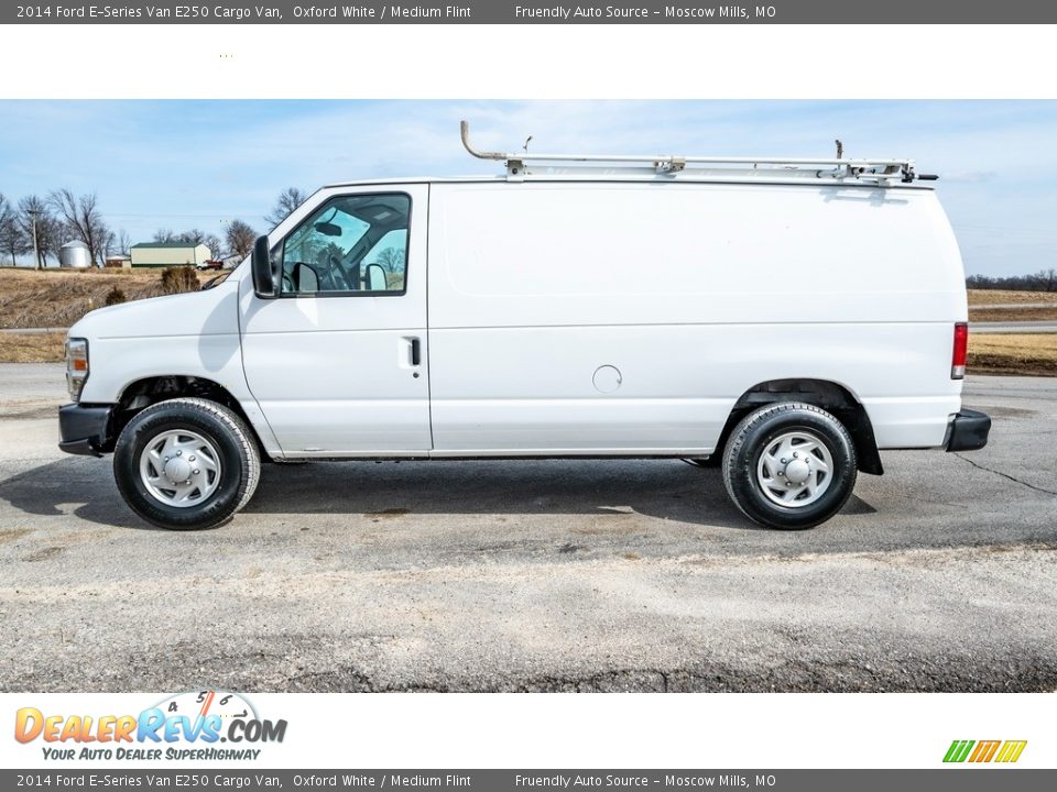 2014 Ford E-Series Van E250 Cargo Van Oxford White / Medium Flint Photo #7