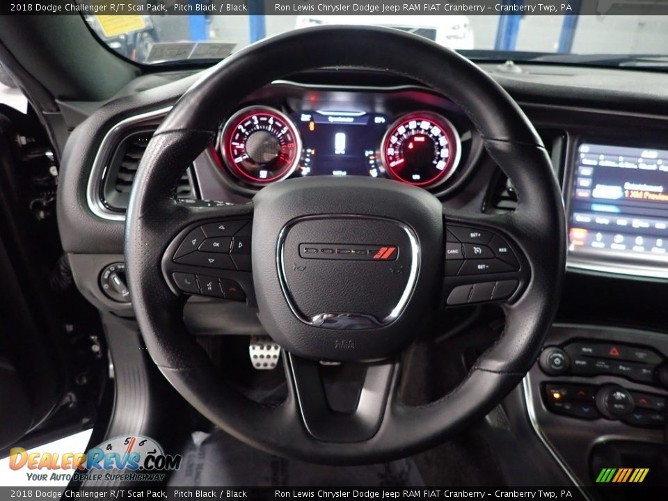 2018 Dodge Challenger R/T Scat Pack Steering Wheel Photo #17