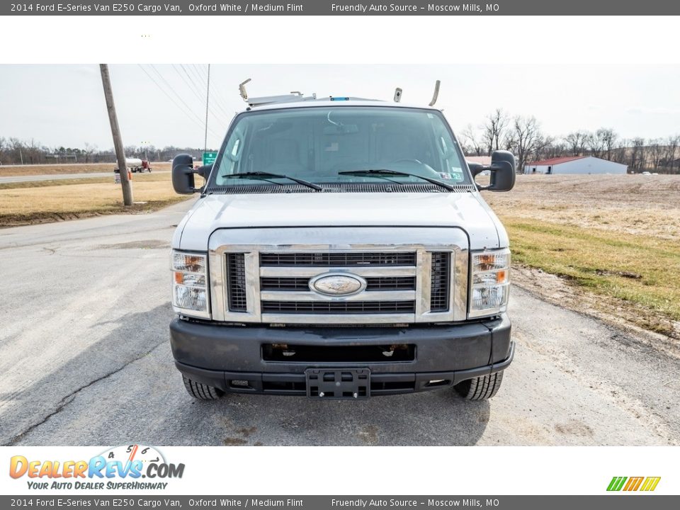 2014 Ford E-Series Van E250 Cargo Van Oxford White / Medium Flint Photo #9