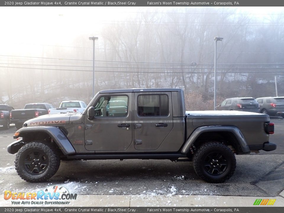 2020 Jeep Gladiator Mojave 4x4 Granite Crystal Metallic / Black/Steel Gray Photo #5