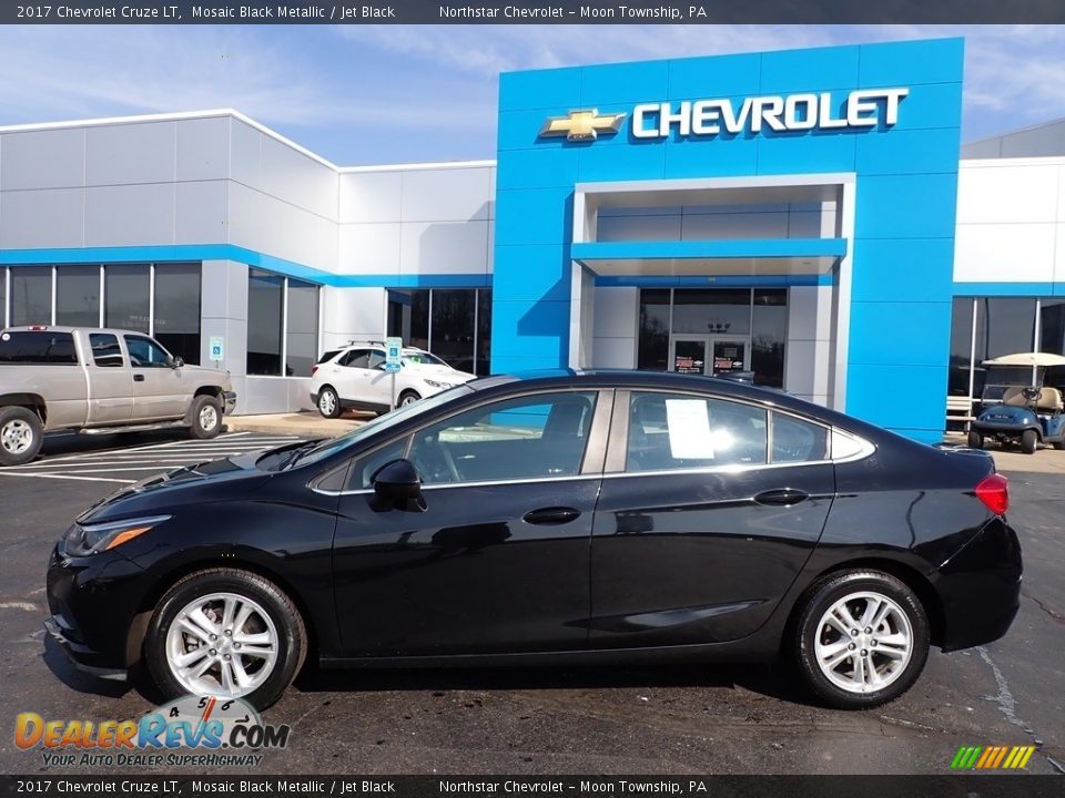 2017 Chevrolet Cruze LT Mosaic Black Metallic / Jet Black Photo #3