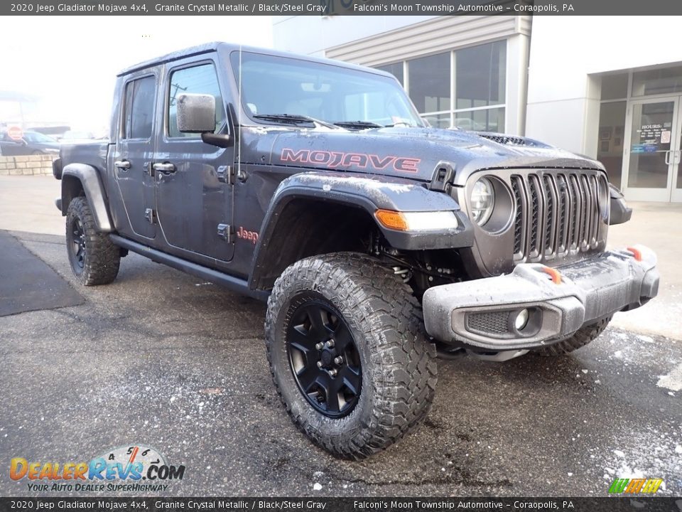 2020 Jeep Gladiator Mojave 4x4 Granite Crystal Metallic / Black/Steel Gray Photo #8