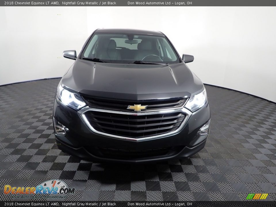 2018 Chevrolet Equinox LT AWD Nightfall Gray Metallic / Jet Black Photo #3