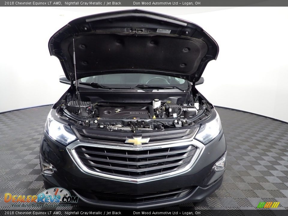 2018 Chevrolet Equinox LT AWD Nightfall Gray Metallic / Jet Black Photo #4