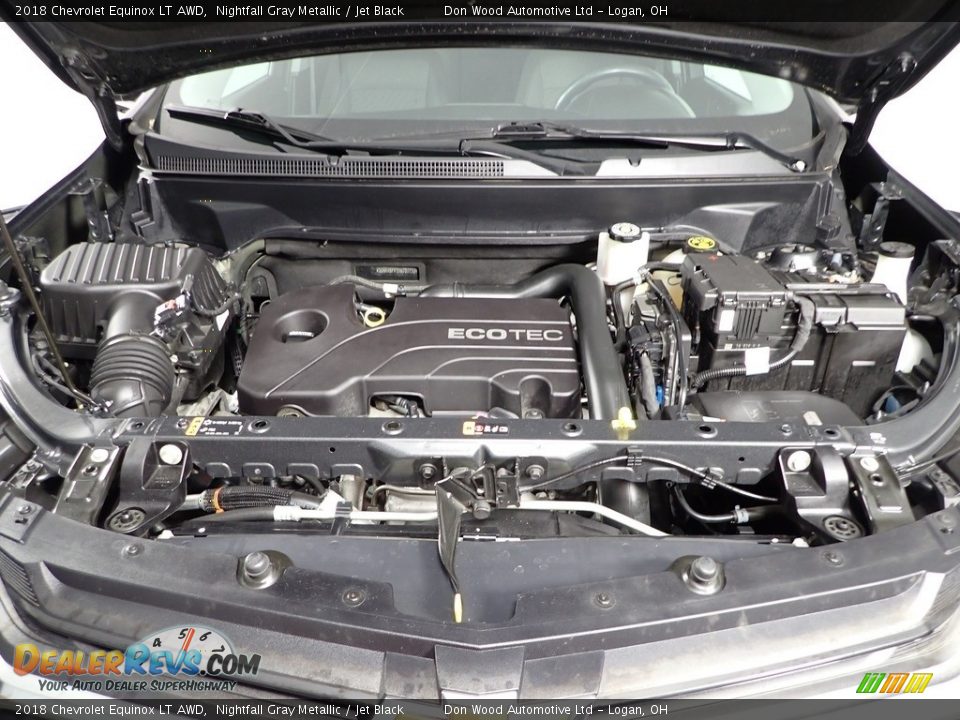 2018 Chevrolet Equinox LT AWD Nightfall Gray Metallic / Jet Black Photo #5