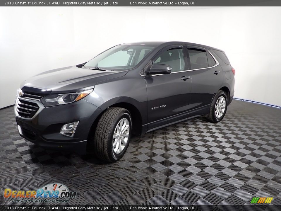 2018 Chevrolet Equinox LT AWD Nightfall Gray Metallic / Jet Black Photo #6