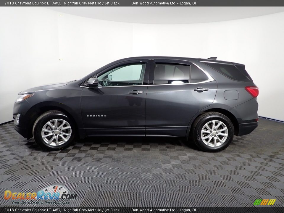 2018 Chevrolet Equinox LT AWD Nightfall Gray Metallic / Jet Black Photo #7