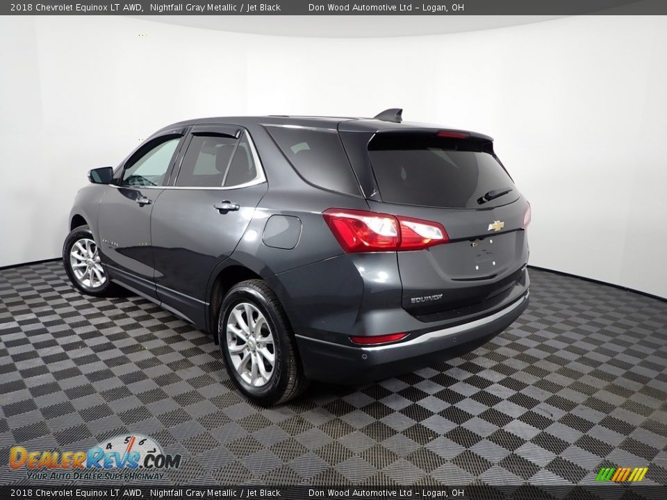 2018 Chevrolet Equinox LT AWD Nightfall Gray Metallic / Jet Black Photo #8