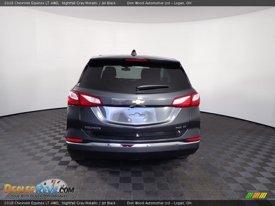 2018 Chevrolet Equinox LT AWD Nightfall Gray Metallic / Jet Black Photo #9