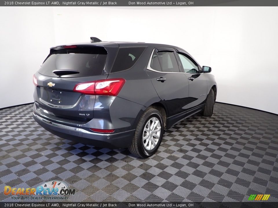 2018 Chevrolet Equinox LT AWD Nightfall Gray Metallic / Jet Black Photo #10