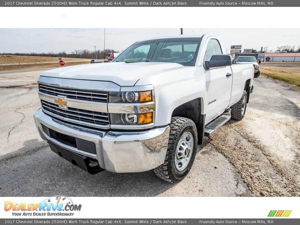 2017 Chevrolet Silverado 2500HD Work Truck Regular Cab 4x4 Summit White / Dark Ash/Jet Black Photo #8